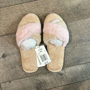 Lspacee pink slippers xs/s